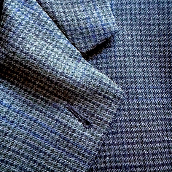 BURBERRY Big & Tall Blue Sports Coat - 50Long - Picture 5 of 9